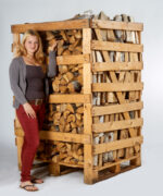 Birkenholz KAMMERGETROCKNET 25 cm 2,88 SRM auf Palette – Bild 2