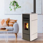 Pelletofen BELLEZA TITAN 15 kW, weiß