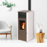 Aktionspaket: EMAFLAM REVA 9 kW weißer versiegelter Pelletofen + kostenlose Wi-Fi-Box – Bild 4